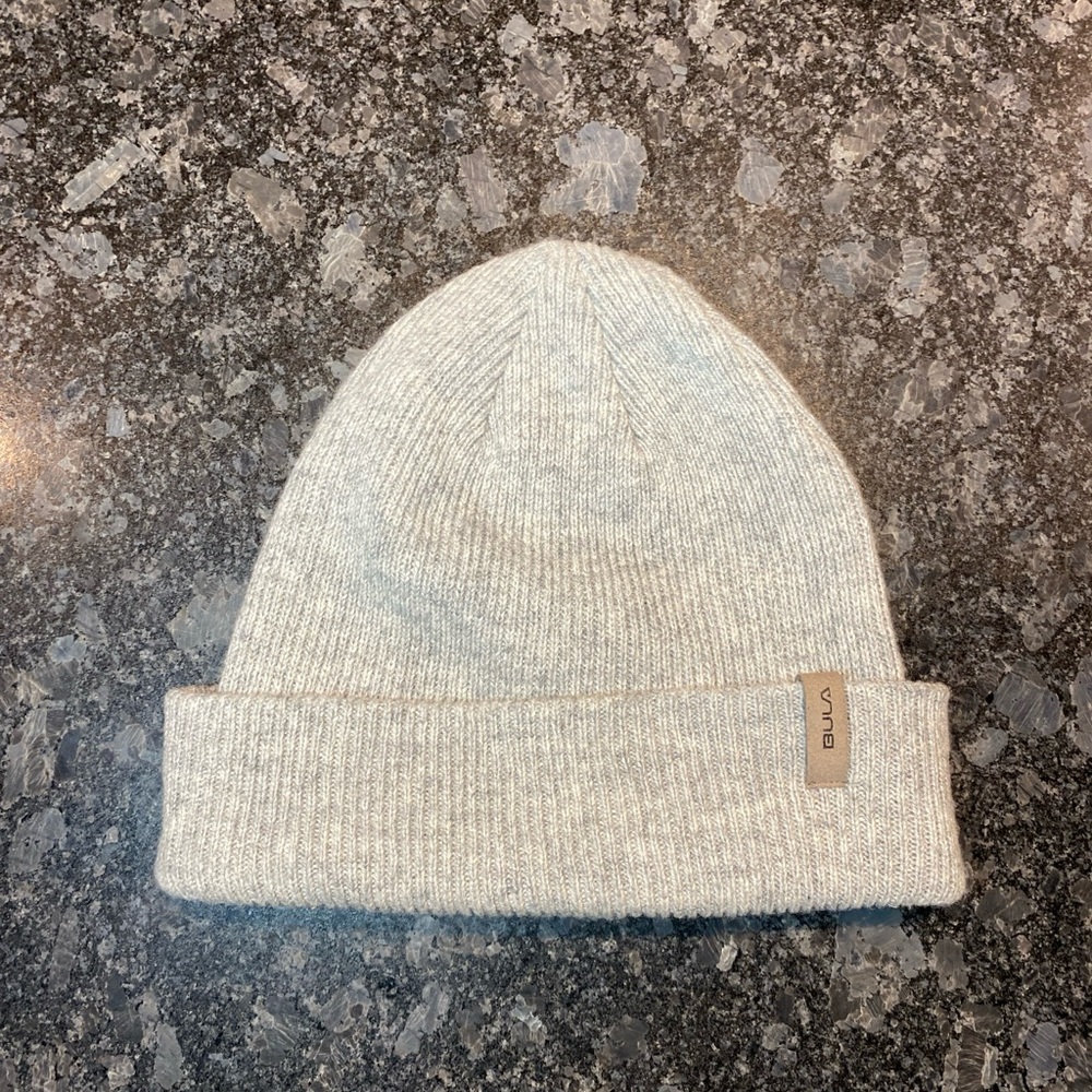 Bula Beanie Toque Adult One Size Gray Knit Snow Ski Snowboard Wool Acrylic Blend